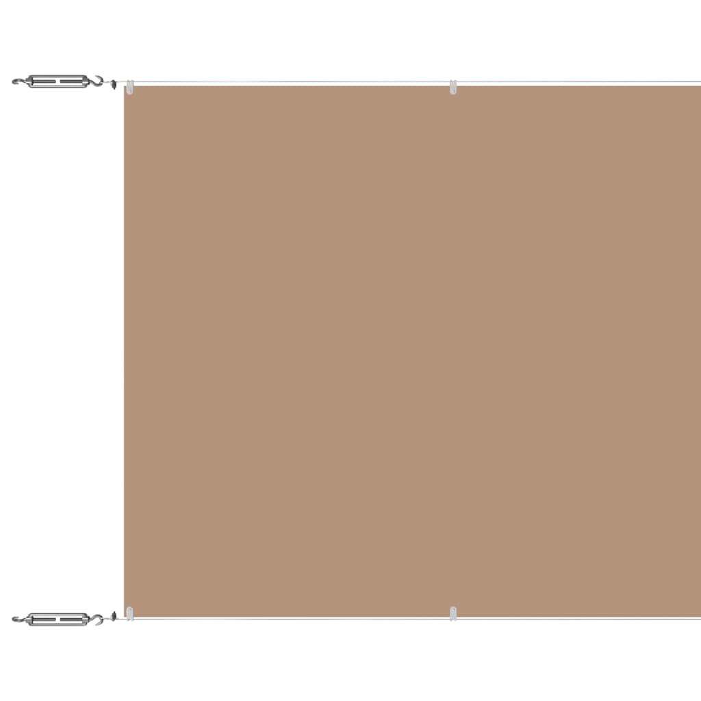 Luifel verticaal 140x600 cm oxford stof taupe is nu te koop bij PeponiXL, paradijselijk wonen!