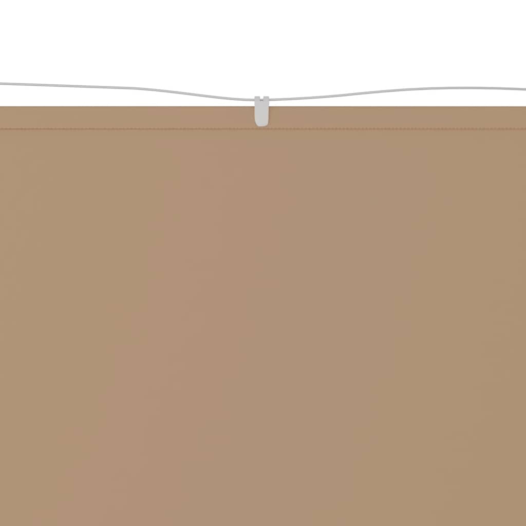 Luifel verticaal 140x600 cm oxford stof taupe is nu te koop bij PeponiXL, paradijselijk wonen!