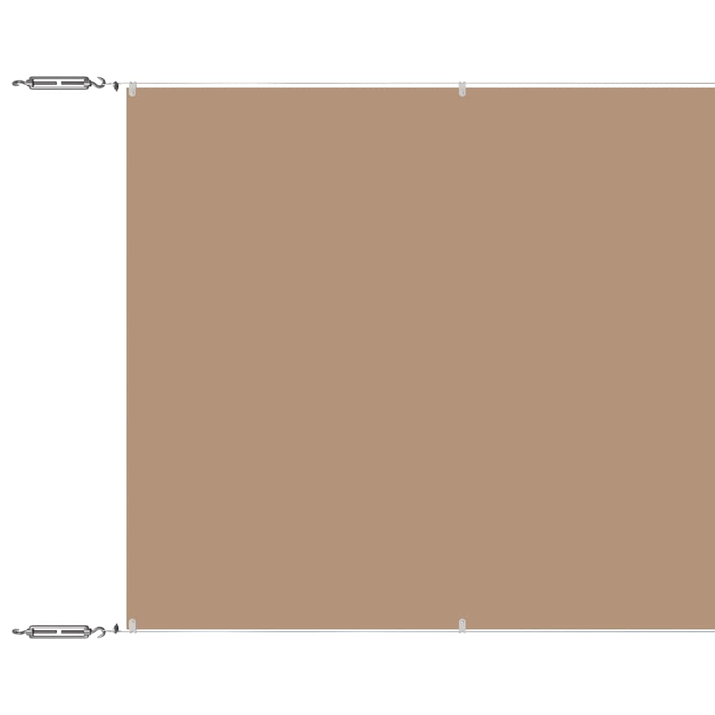 Luifel verticaal 140x800 cm oxford stof taupe is nu te koop bij PeponiXL, paradijselijk wonen!