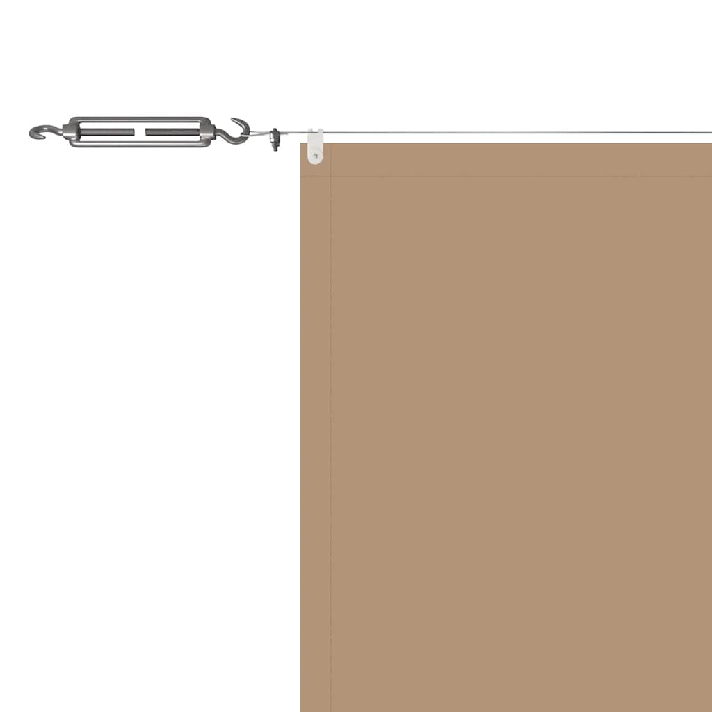 Luifel verticaal 180x1000 cm oxford stof taupe is nu te koop bij PeponiXL, paradijselijk wonen!