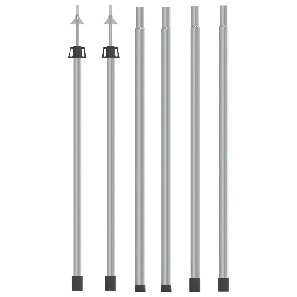 Luifelstokken 2 st telescopisch 102-260 cm aluminium is nu te koop bij PeponiXL, paradijselijk wonen!