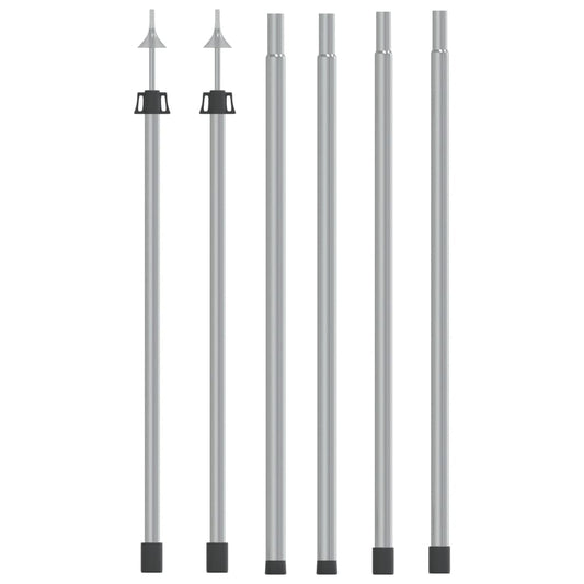 Luifelstokken 2 st telescopisch 102-260 cm aluminium is nu te koop bij PeponiXL, paradijselijk wonen!
