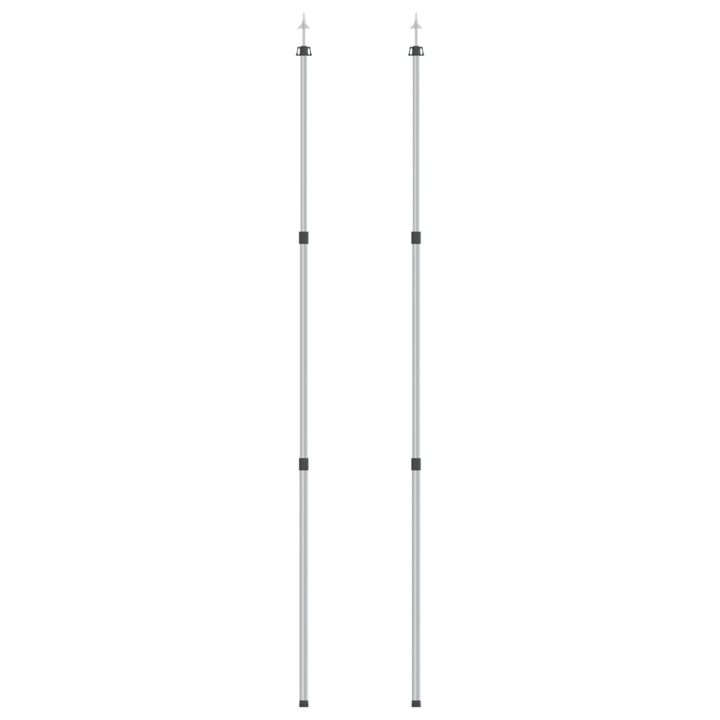 Luifelstokken 2 st telescopisch 102-260 cm aluminium is nu te koop bij PeponiXL, paradijselijk wonen!