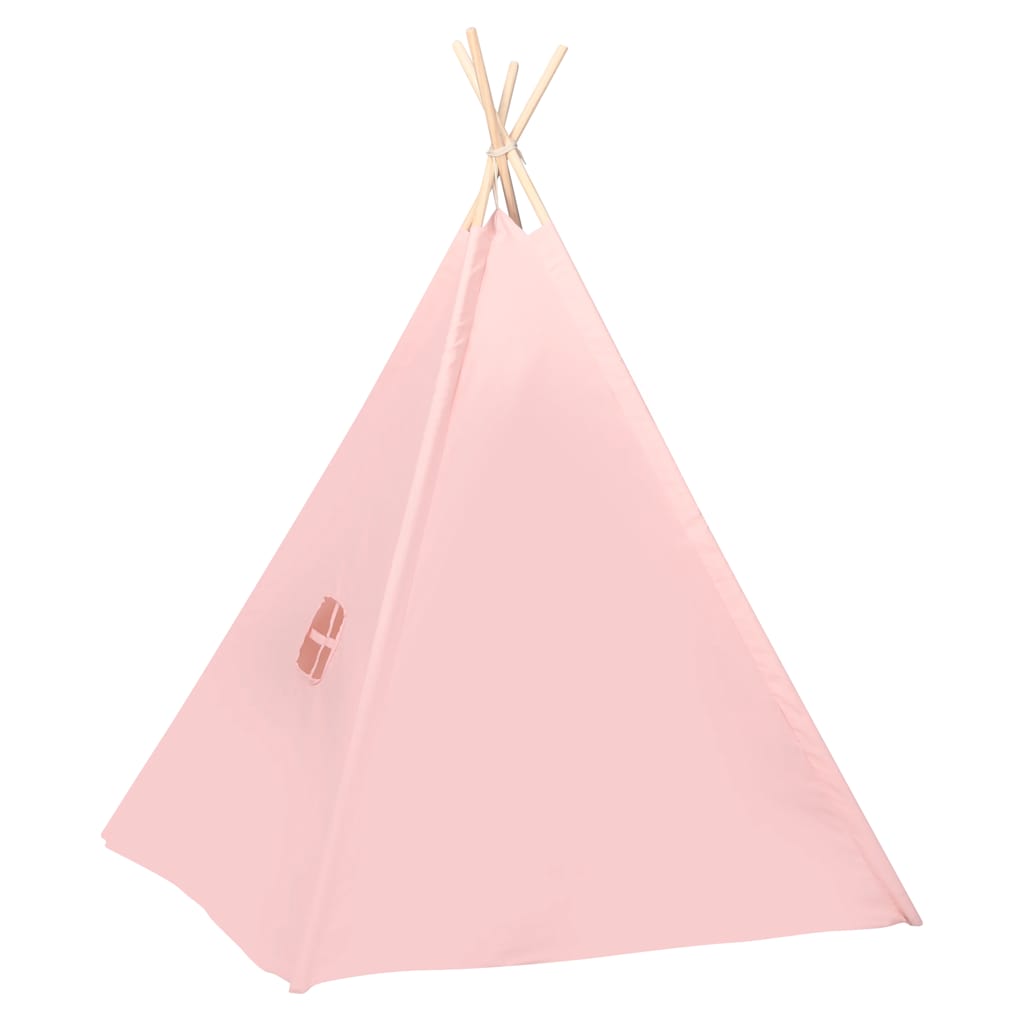 Kindertipitent met tas 120x120x150 cm peachskin roze is nu te koop bij PeponiXL, paradijselijk wonen!