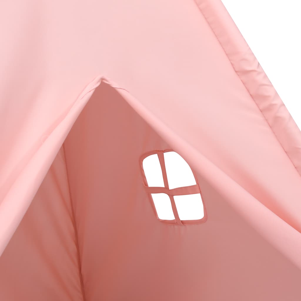 Kindertipitent met tas 120x120x150 cm peachskin roze is nu te koop bij PeponiXL, paradijselijk wonen!