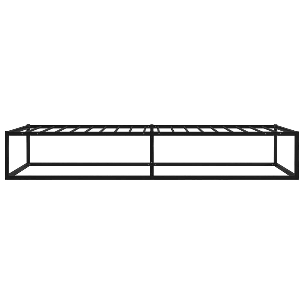 Bedframe metaal zwart 100x200 cm is nu te koop bij PeponiXL, paradijselijk wonen!
