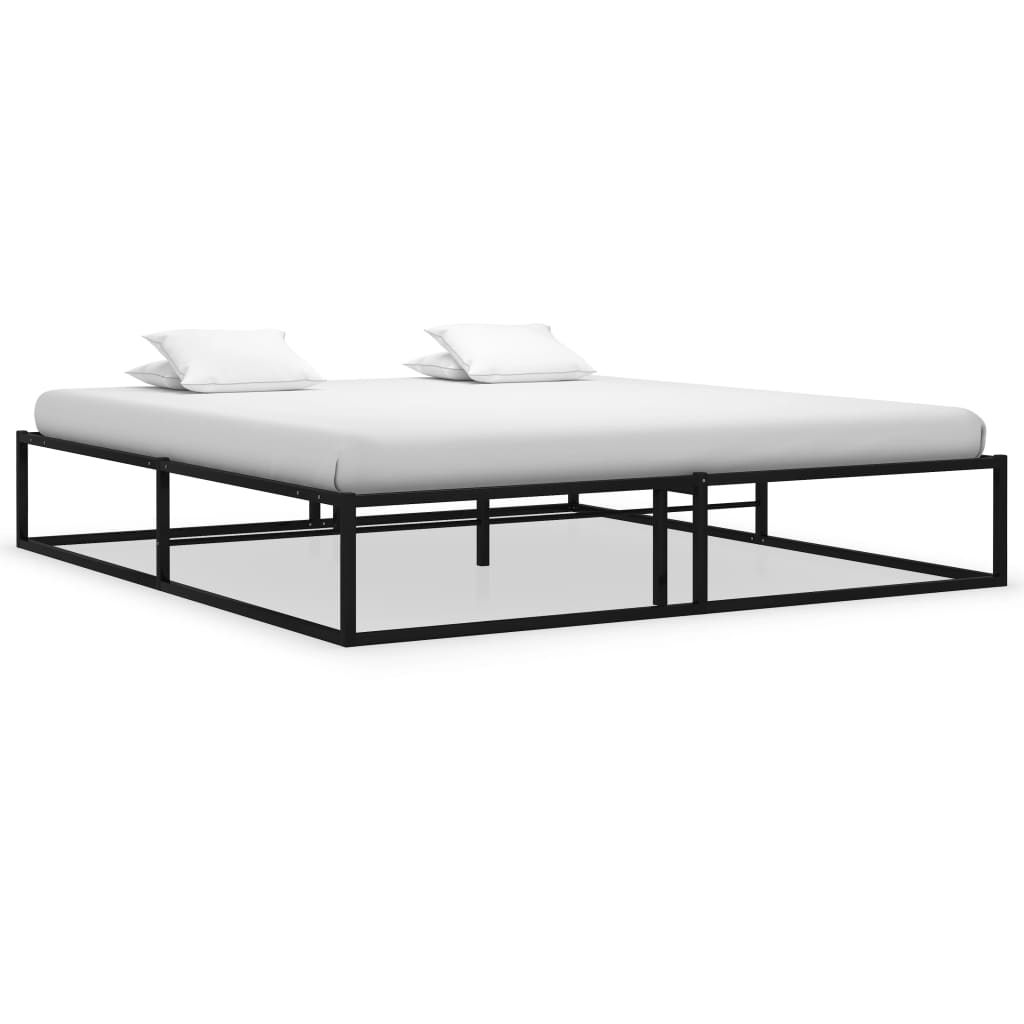 Bedframe metaal zwart 180x200 cm is nu te koop bij PeponiXL, paradijselijk wonen!