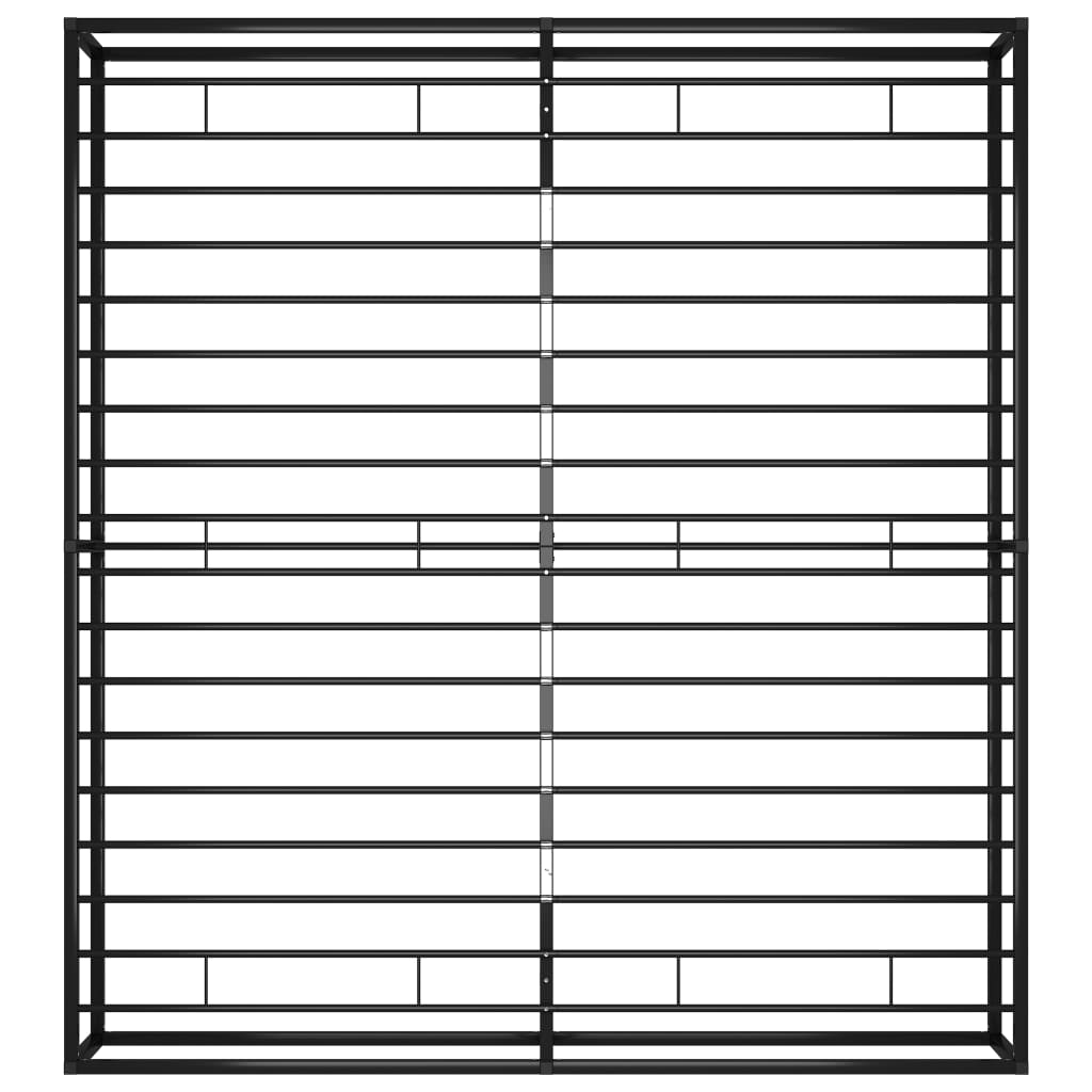 Bedframe metaal zwart 180x200 cm is nu te koop bij PeponiXL, paradijselijk wonen!