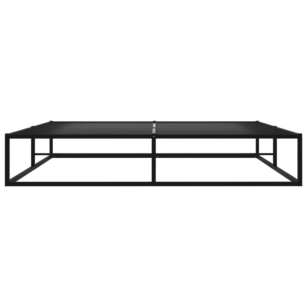 Bedframe metaal zwart 200x200 cm is nu te koop bij PeponiXL, paradijselijk wonen!