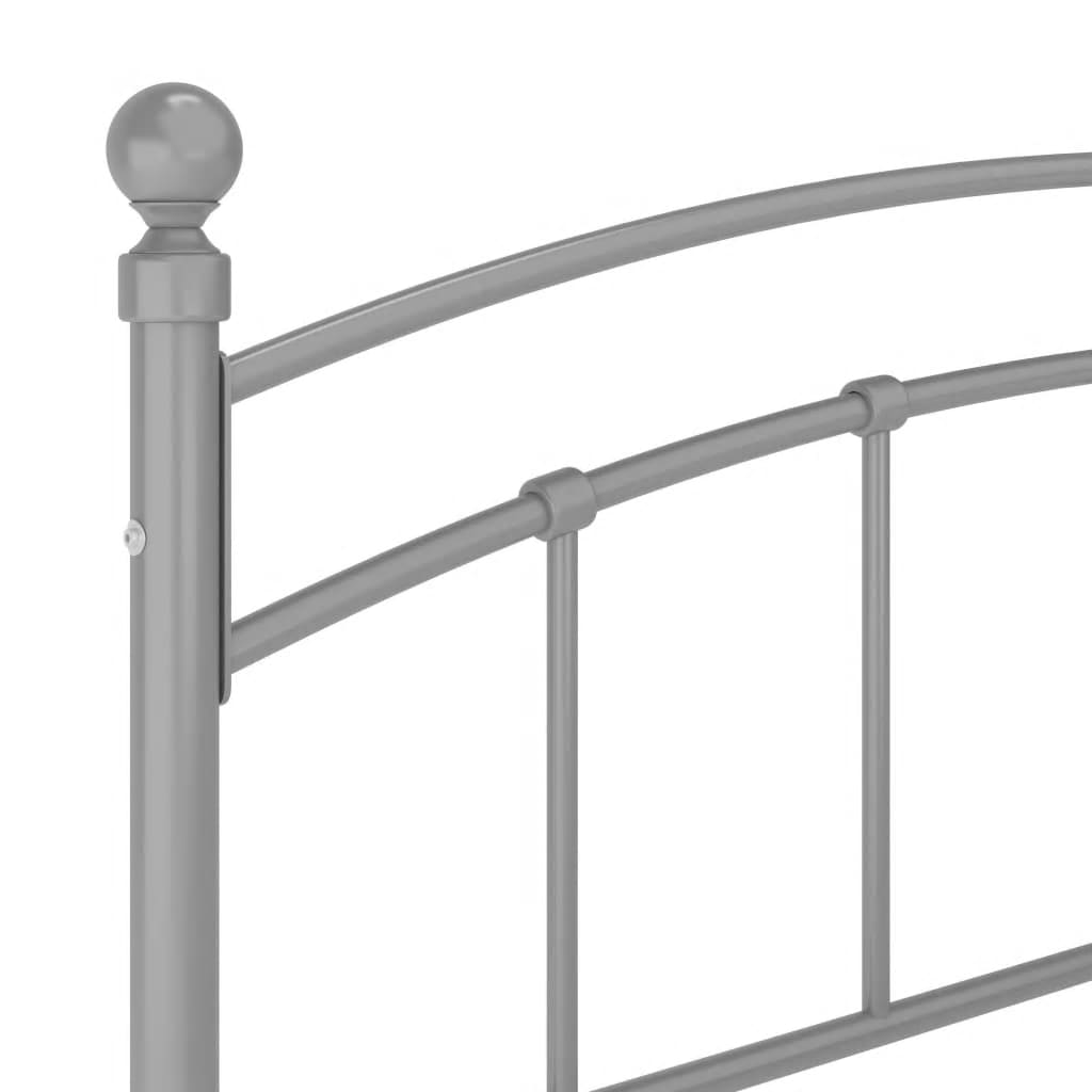 Bedframe metaal grijs 180x200 cm is nu te koop bij PeponiXL, paradijselijk wonen!