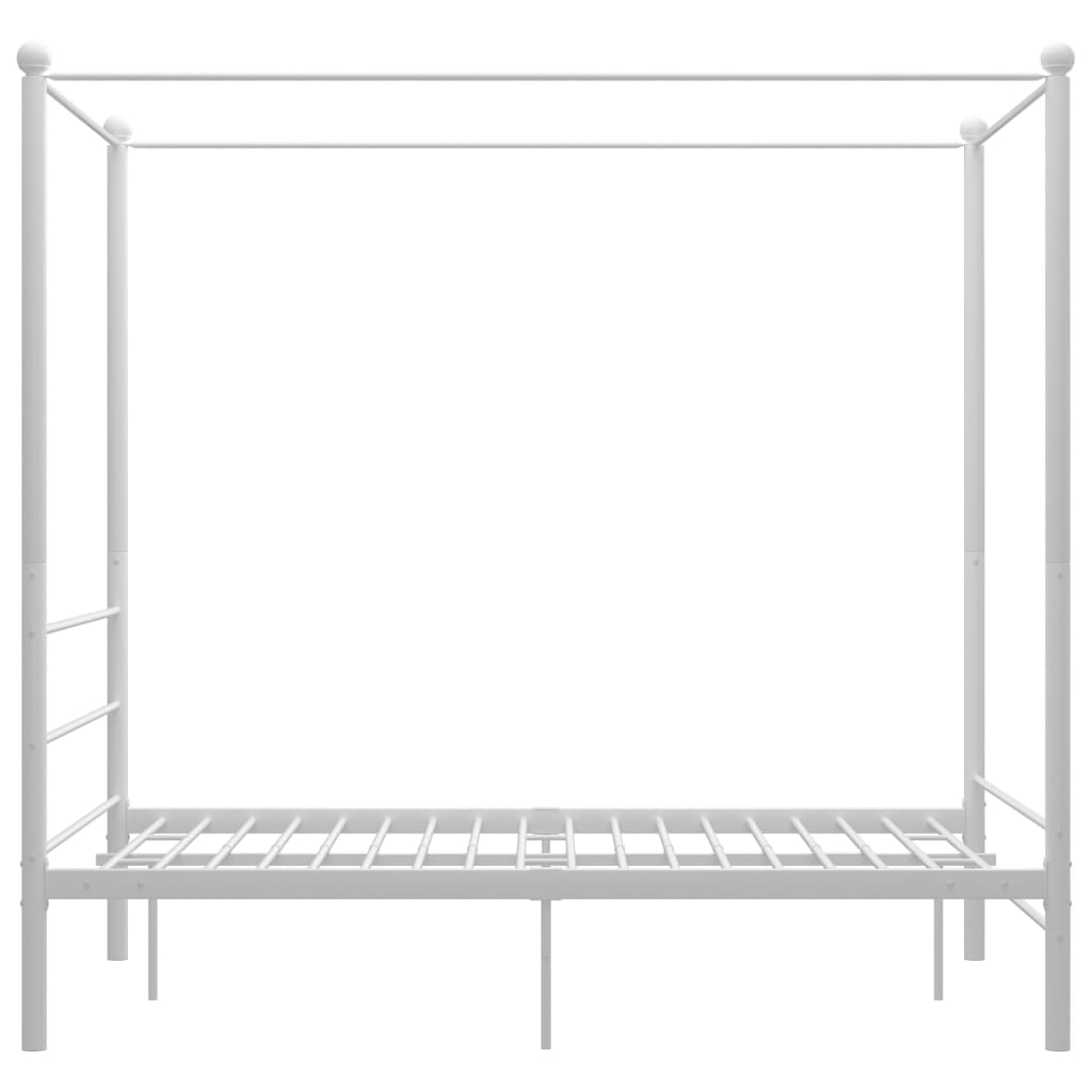 Hemelbedframe metaal wit 120x200 cm is nu te koop bij PeponiXL, paradijselijk wonen!