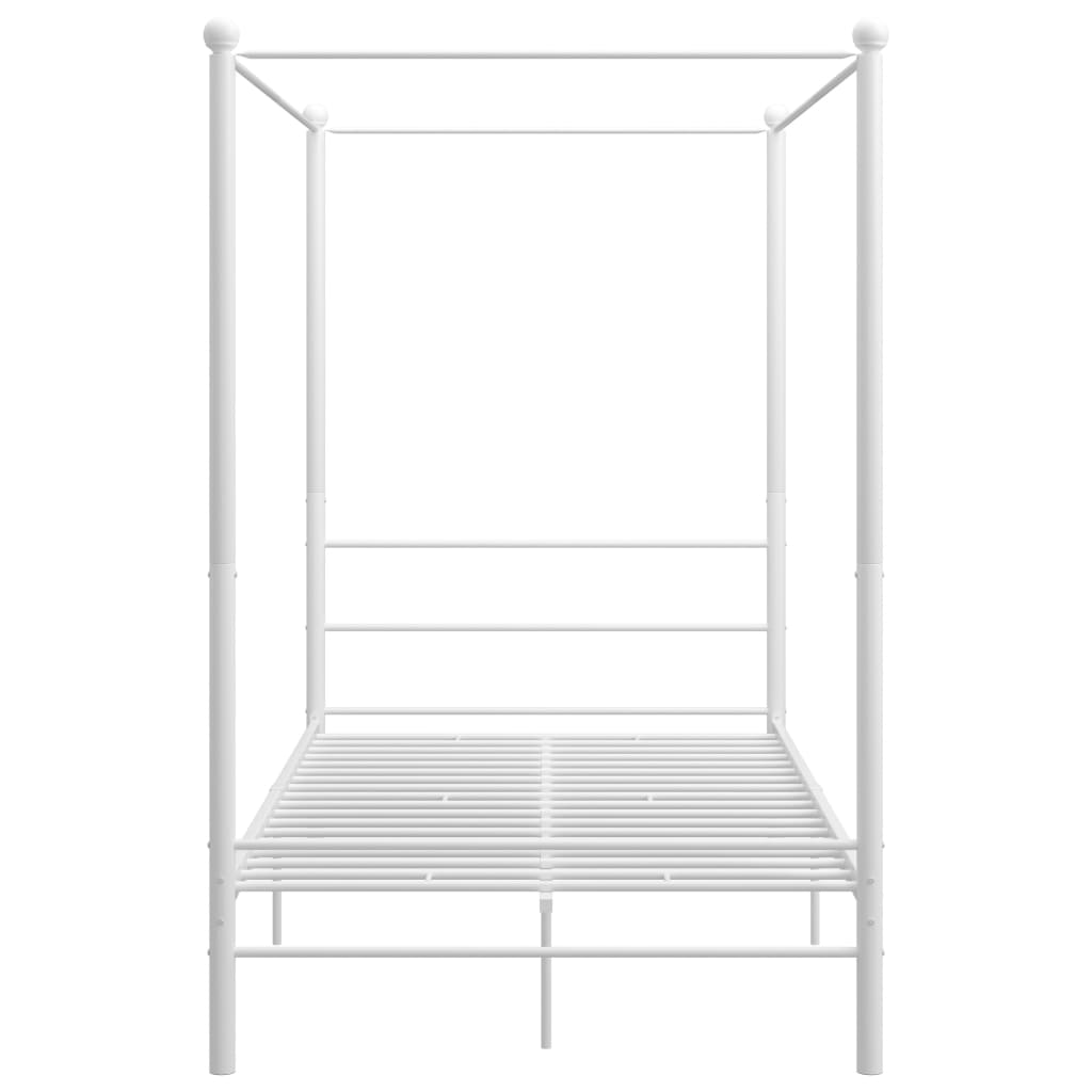 Hemelbedframe metaal wit 120x200 cm is nu te koop bij PeponiXL, paradijselijk wonen!