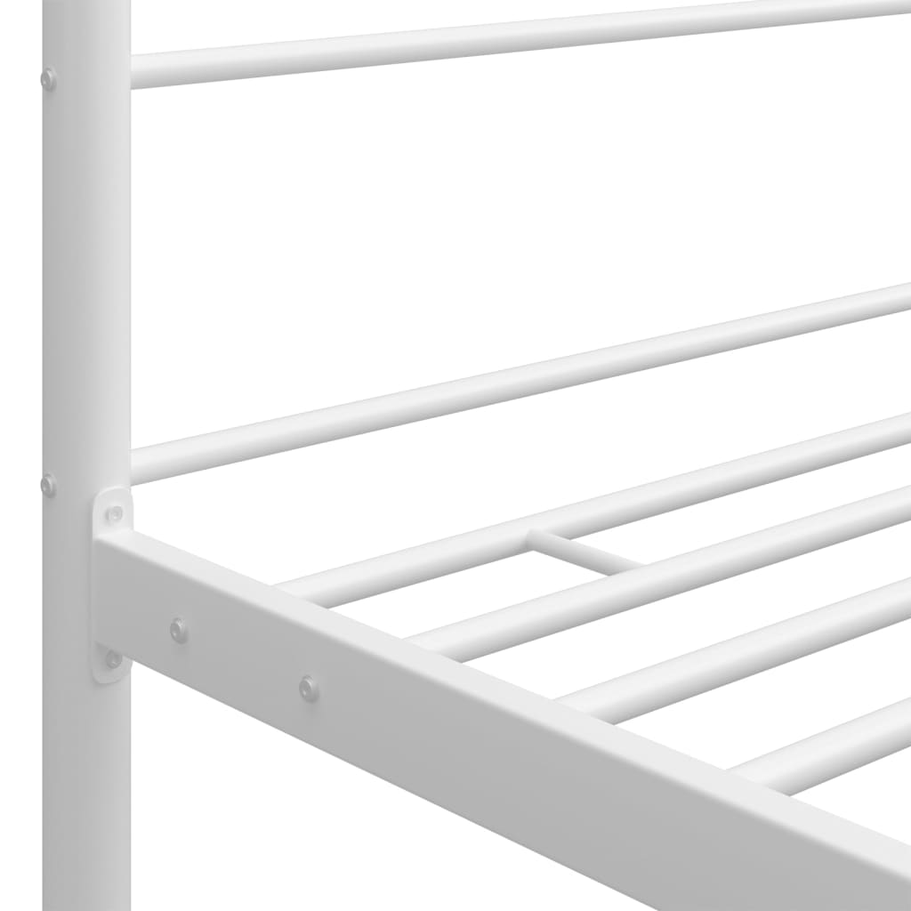 Hemelbedframe metaal wit 120x200 cm is nu te koop bij PeponiXL, paradijselijk wonen!