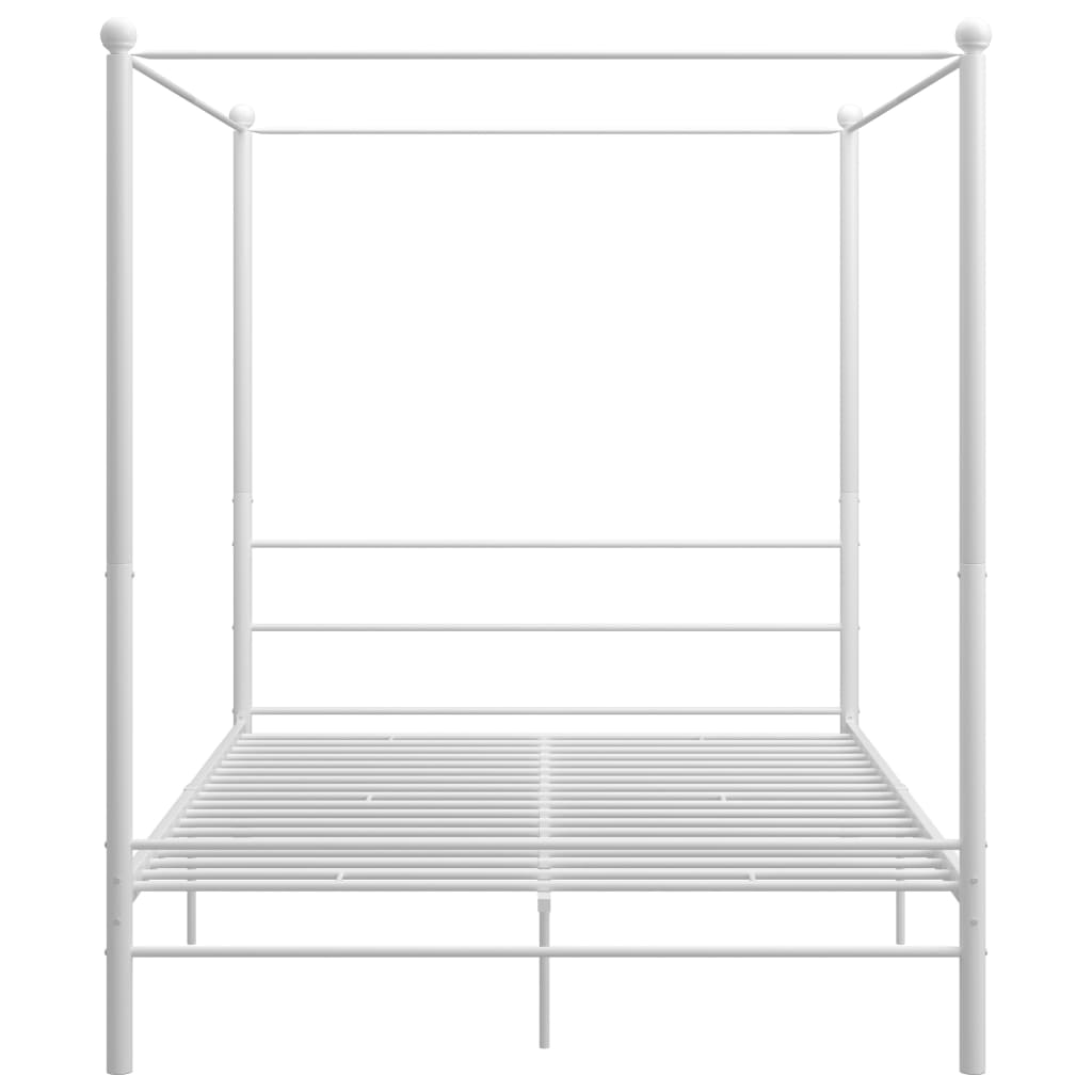 Hemelbedframe metaal wit 160x200 cm is nu te koop bij PeponiXL, paradijselijk wonen!