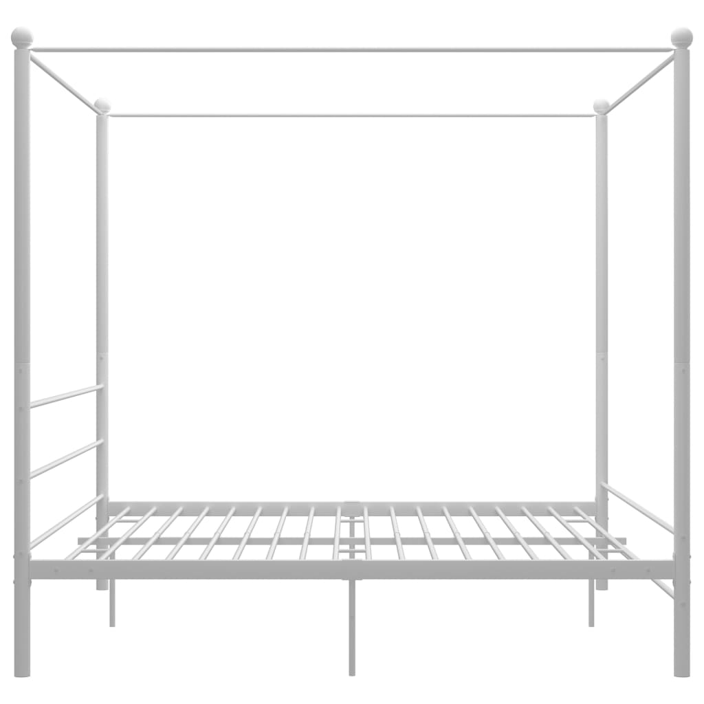 Hemelbedframe metaal wit 180x200 cm is nu te koop bij PeponiXL, paradijselijk wonen!