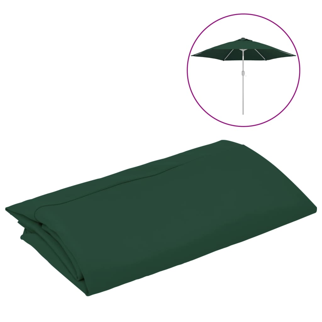 Vervangingsdoek voor parasol 300 cm groen is nu te koop bij PeponiXL, paradijselijk wonen!