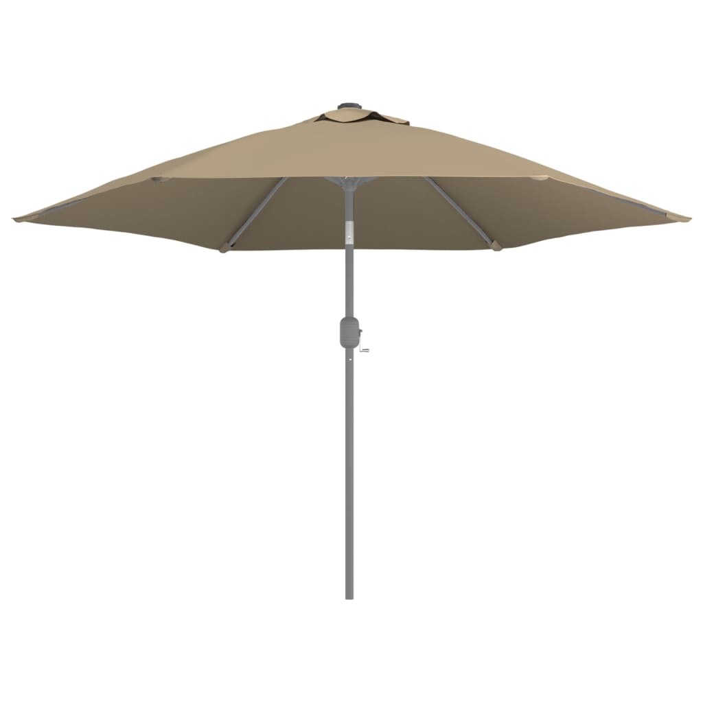 Vervangingsdoek voor parasol 300 cm taupe is nu te koop bij PeponiXL, paradijselijk wonen!