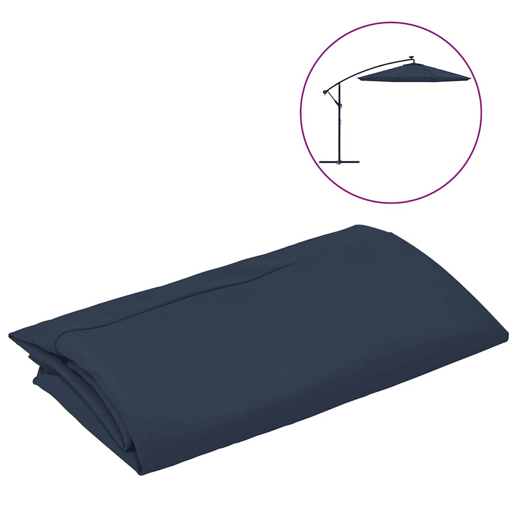 Vervangingsdoek voor zweefparasol 300 cm blauw is nu te koop bij PeponiXL, paradijselijk wonen!