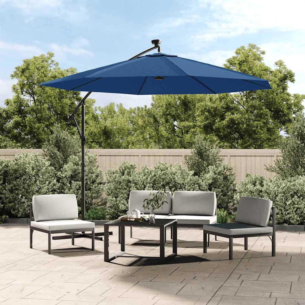 Vervangingsdoek voor zweefparasol 300 cm azuurblauw is nu te koop bij PeponiXL, paradijselijk wonen!