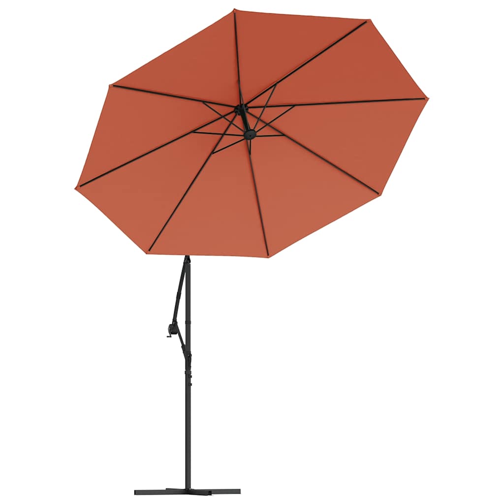 Vervangingsdoek voor zweefparasol 300 cm terracottakleurig is nu te koop bij PeponiXL, paradijselijk wonen!