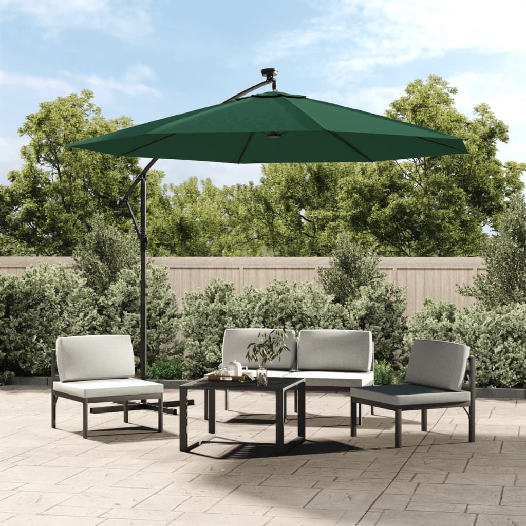 Vervangingsdoek voor zweefparasol 350 cm groen is nu te koop bij PeponiXL, paradijselijk wonen!