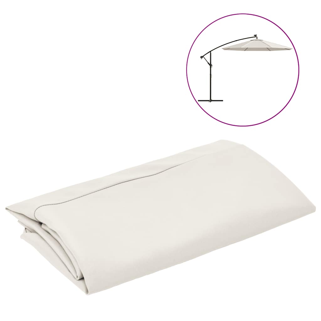 Vervangingsdoek voor zweefparasol 350 cm zandwit is nu te koop bij PeponiXL, paradijselijk wonen!