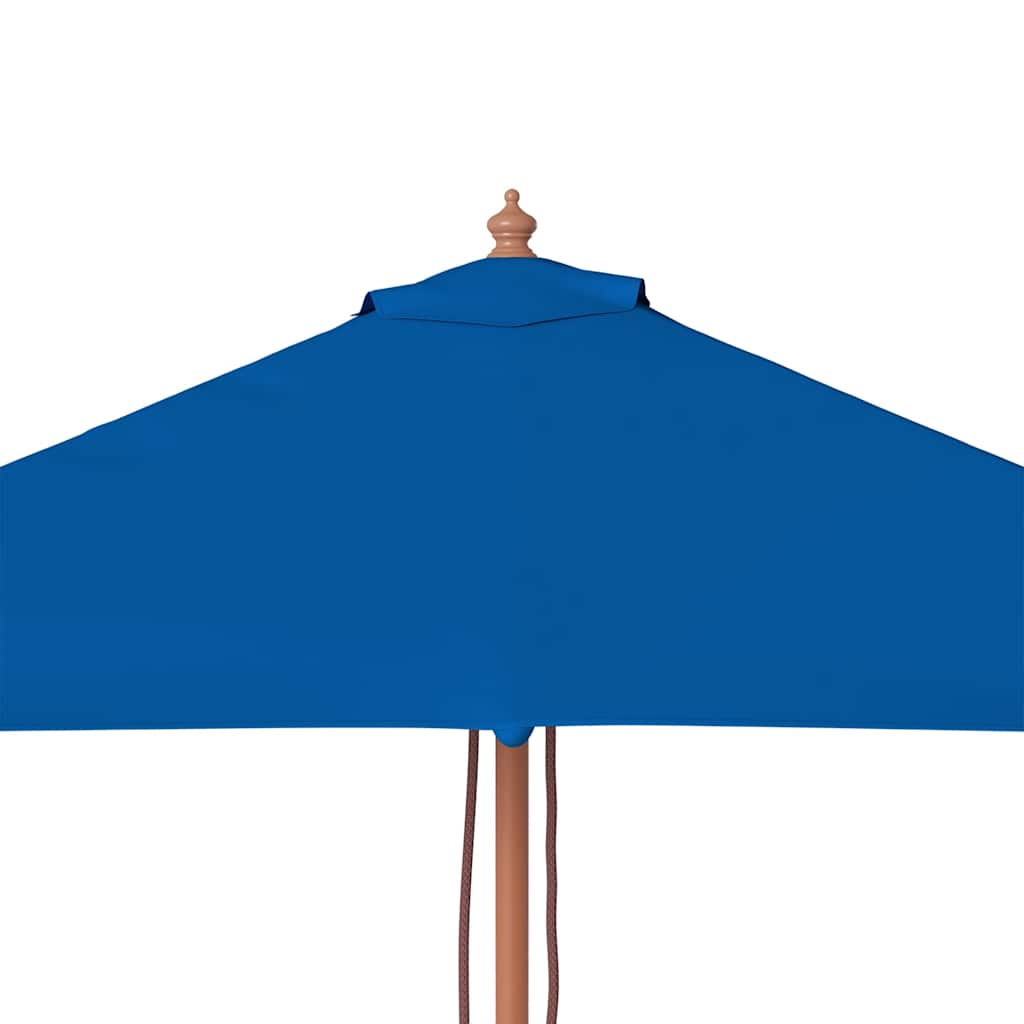 Parasol met houten paal 150x200 cm blauw is nu te koop bij PeponiXL, paradijselijk wonen!