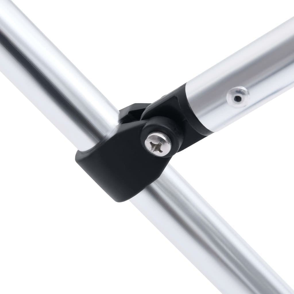 Biminitop 4-boogs 243x(230-244)x137 cm antracietkleurig is nu te koop bij PeponiXL, paradijselijk wonen!