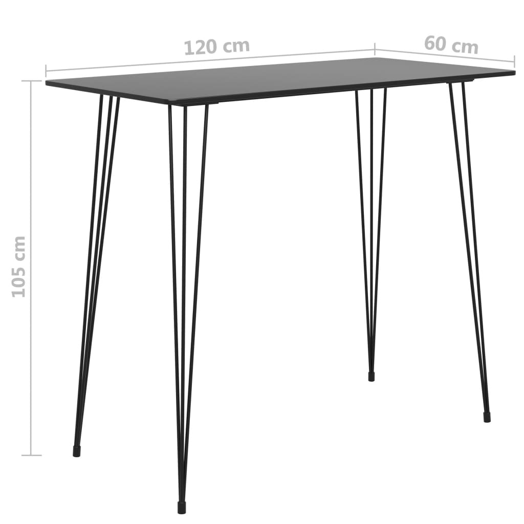 5-delige Barset zwart en grijs is nu te koop bij PeponiXL, paradijselijk wonen!