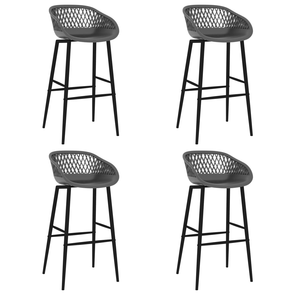 5-delige Barset zwart en grijs is nu te koop bij PeponiXL, paradijselijk wonen!