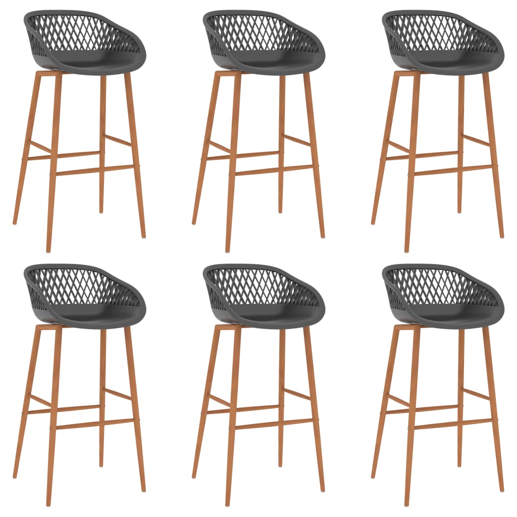 7-delige Barset zwart en grijs is nu te koop bij PeponiXL, paradijselijk wonen!