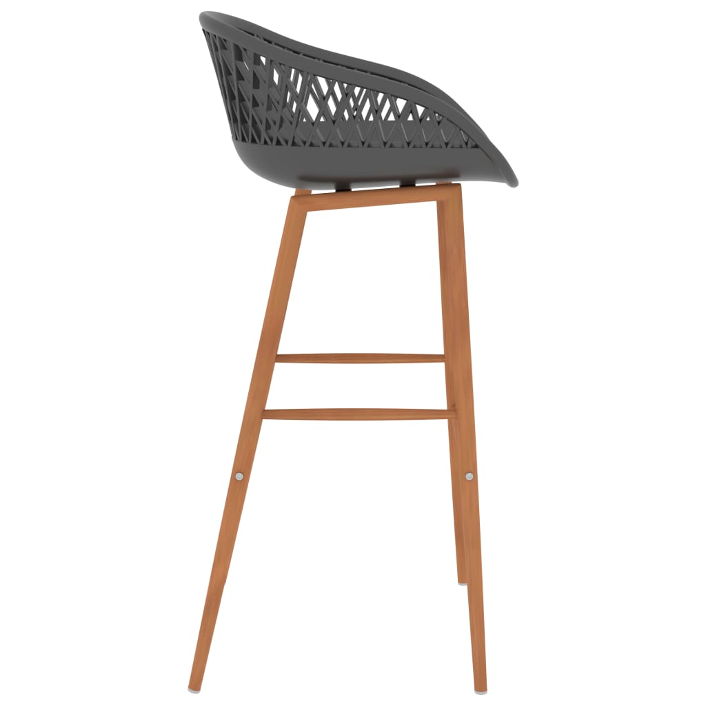 7-delige Barset zwart en grijs is nu te koop bij PeponiXL, paradijselijk wonen!