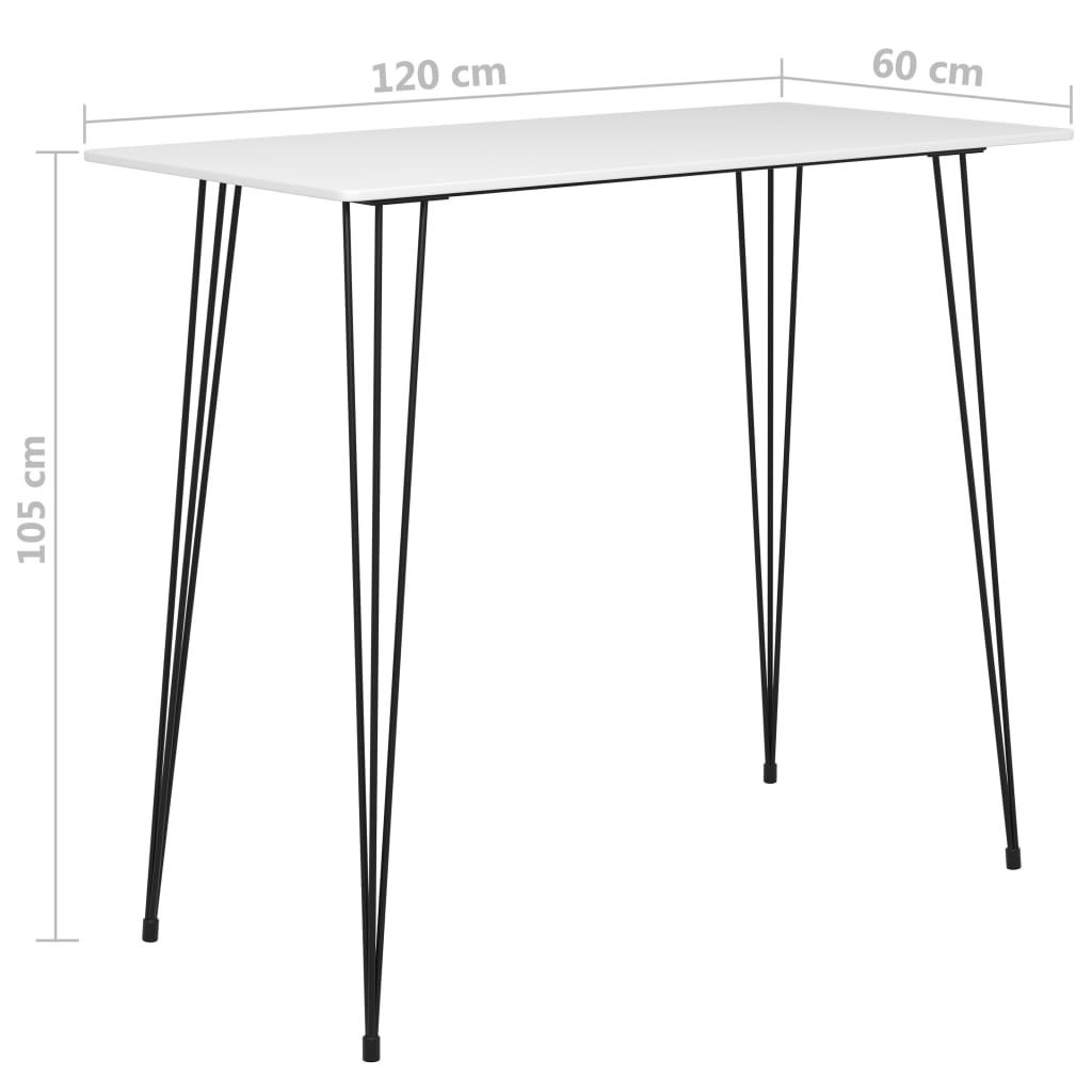 5-delige Barset wit is nu te koop bij PeponiXL, paradijselijk wonen!