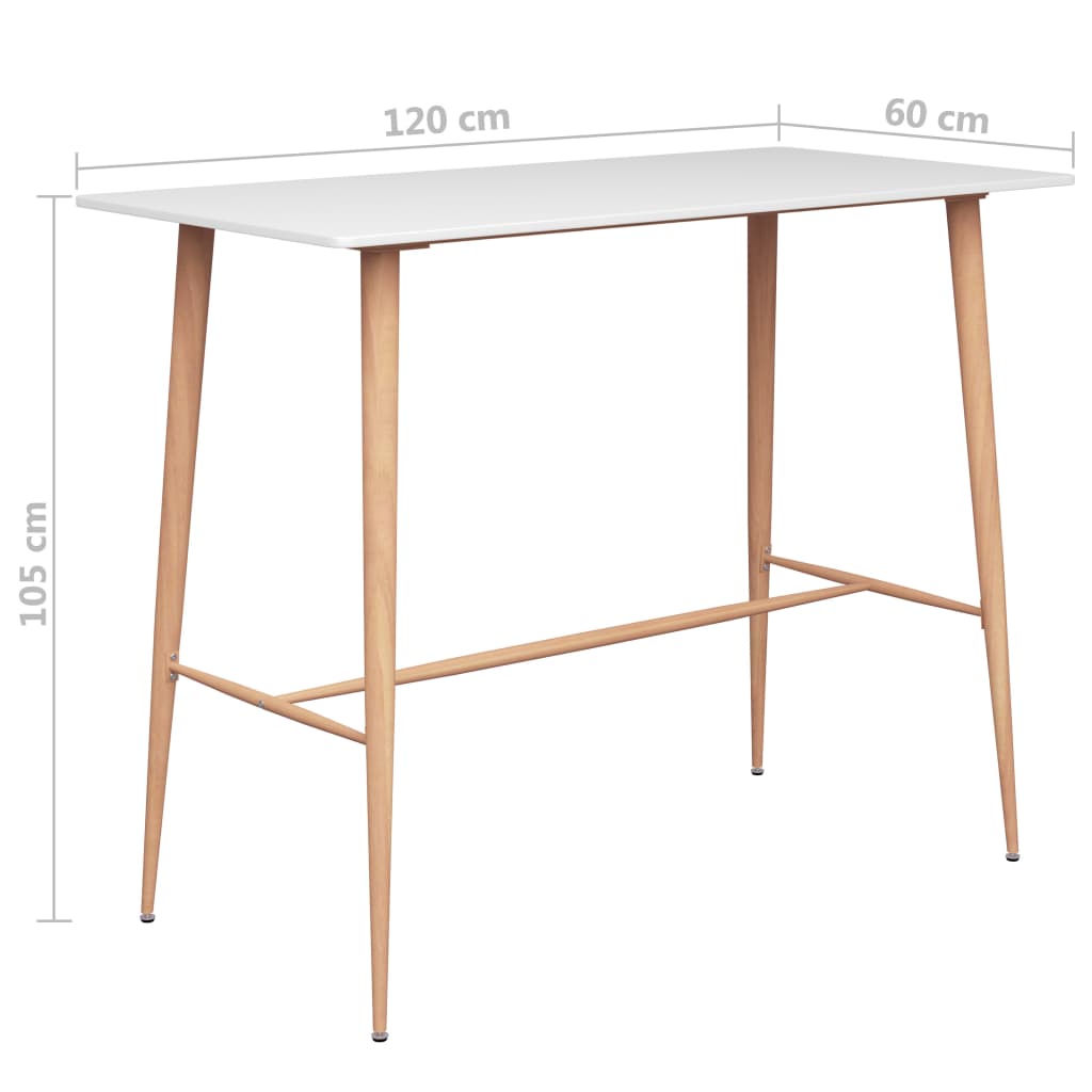 7-delige Barset wit en zwart is nu te koop bij PeponiXL, paradijselijk wonen!