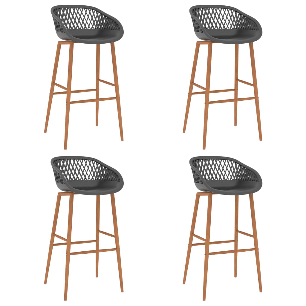 5-delige Barset zwart en grijs is nu te koop bij PeponiXL, paradijselijk wonen!