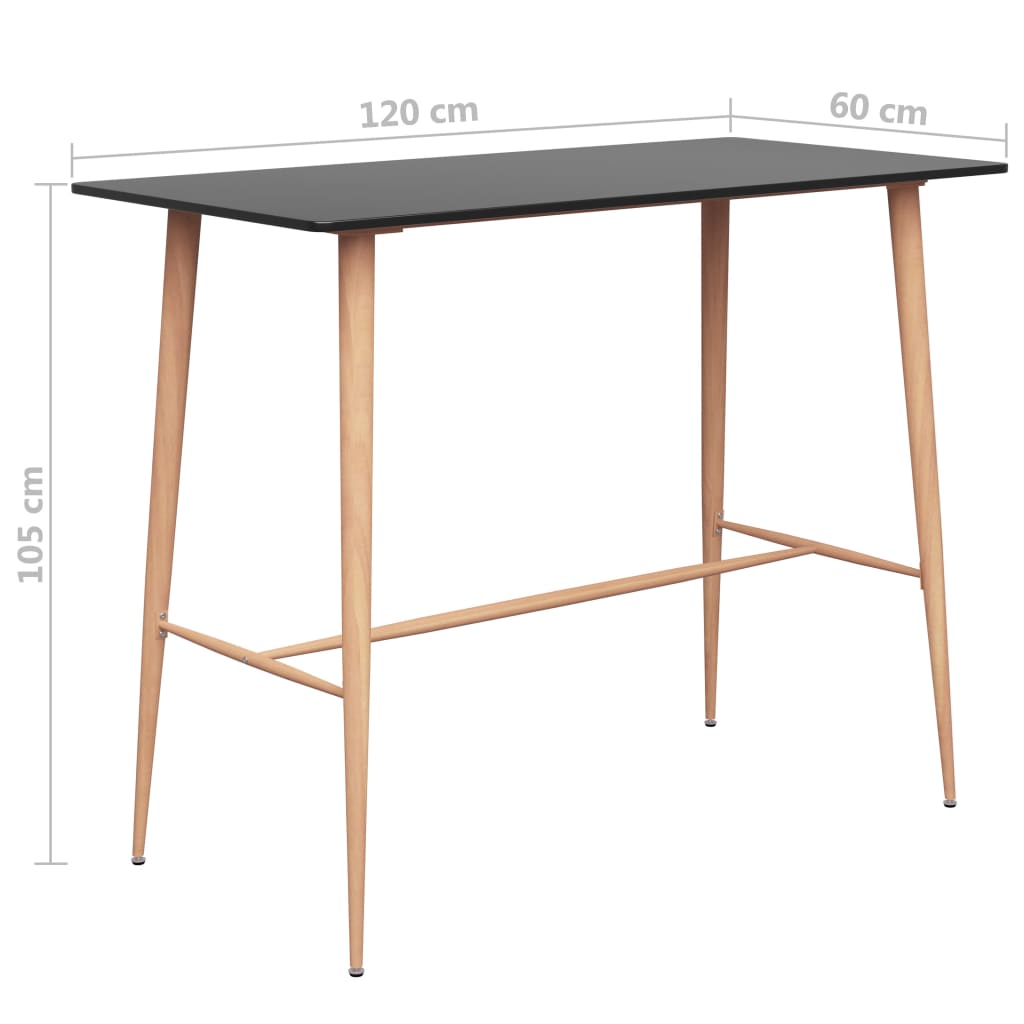 7-delige Barset zwart en wit is nu te koop bij PeponiXL, paradijselijk wonen!