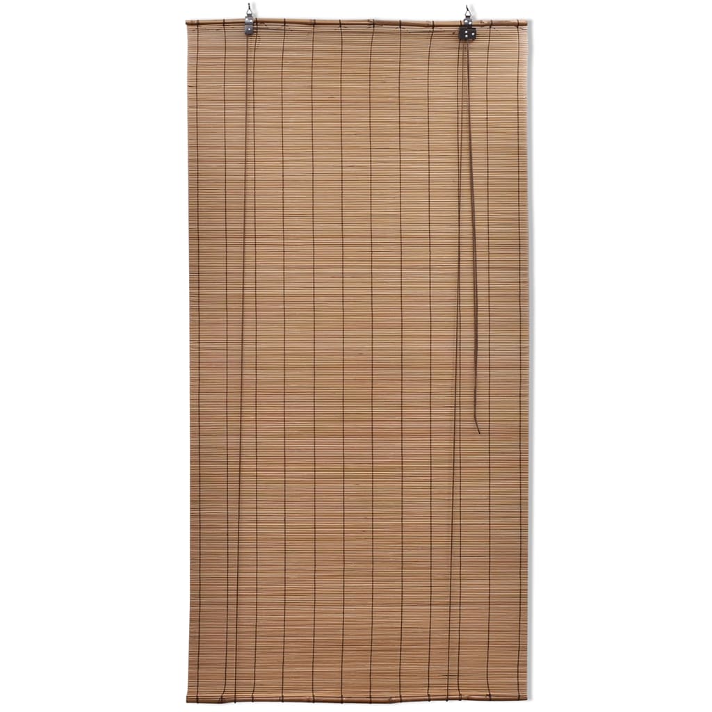 Rolgordijnen 2 st 150x220 cm bamboe bruin is nu te koop bij PeponiXL, paradijselijk wonen!