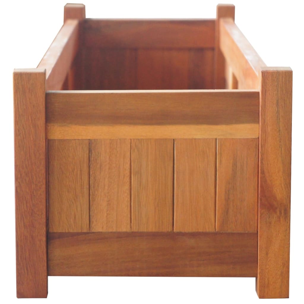 Plantenbakken verhoogd 2 st 100x30x25 cm acaciahout is nu te koop bij PeponiXL, paradijselijk wonen!
