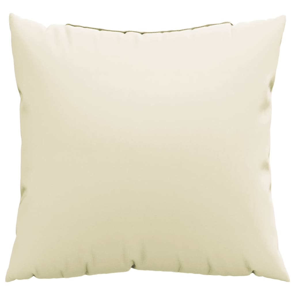 Sierkussens 4 st 50x50 cm stof crèmekleurig is nu te koop bij PeponiXL, paradijselijk wonen!