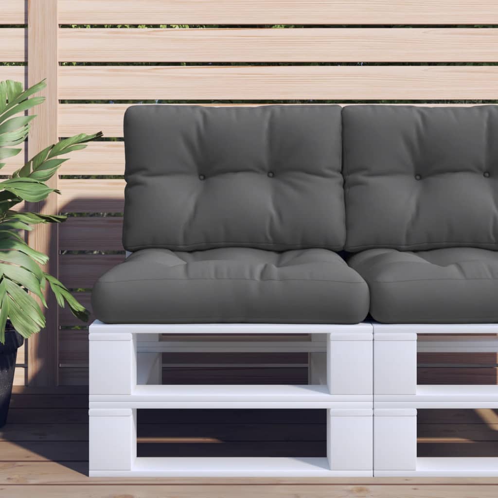 Palletkussen 50x40x12 cm stof antracietkleurig is nu te koop bij PeponiXL, paradijselijk wonen!