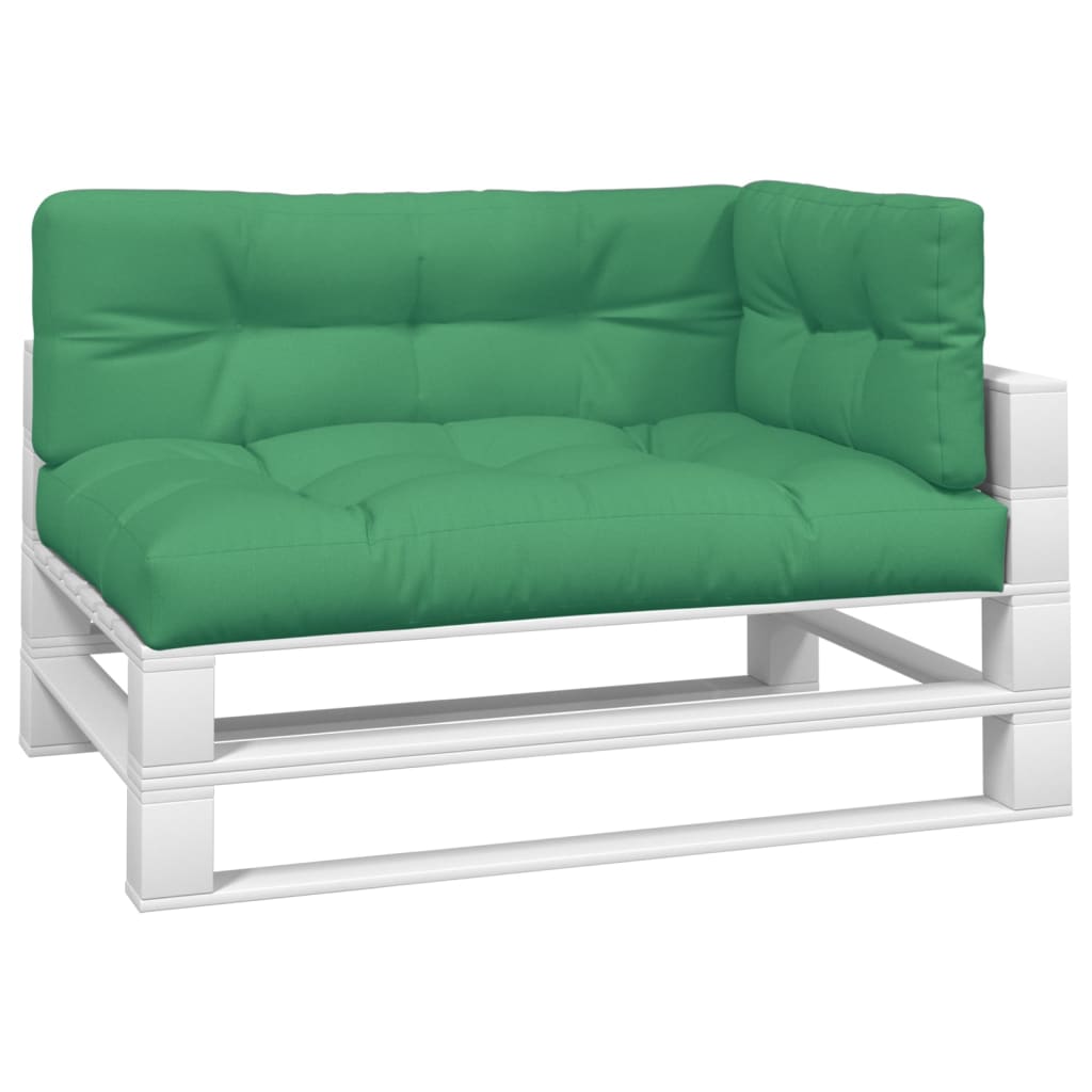 Palletkussens 3 st stof groen