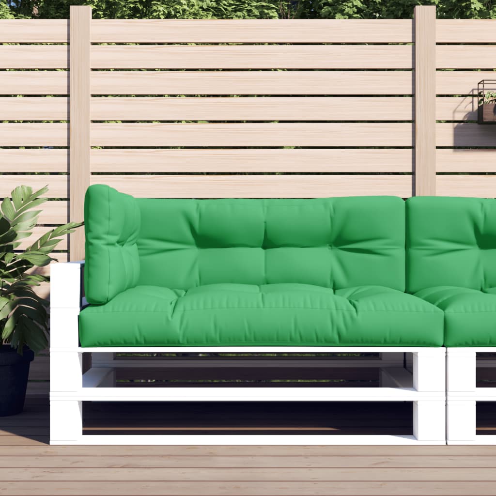 Palletkussens 3 st stof groen