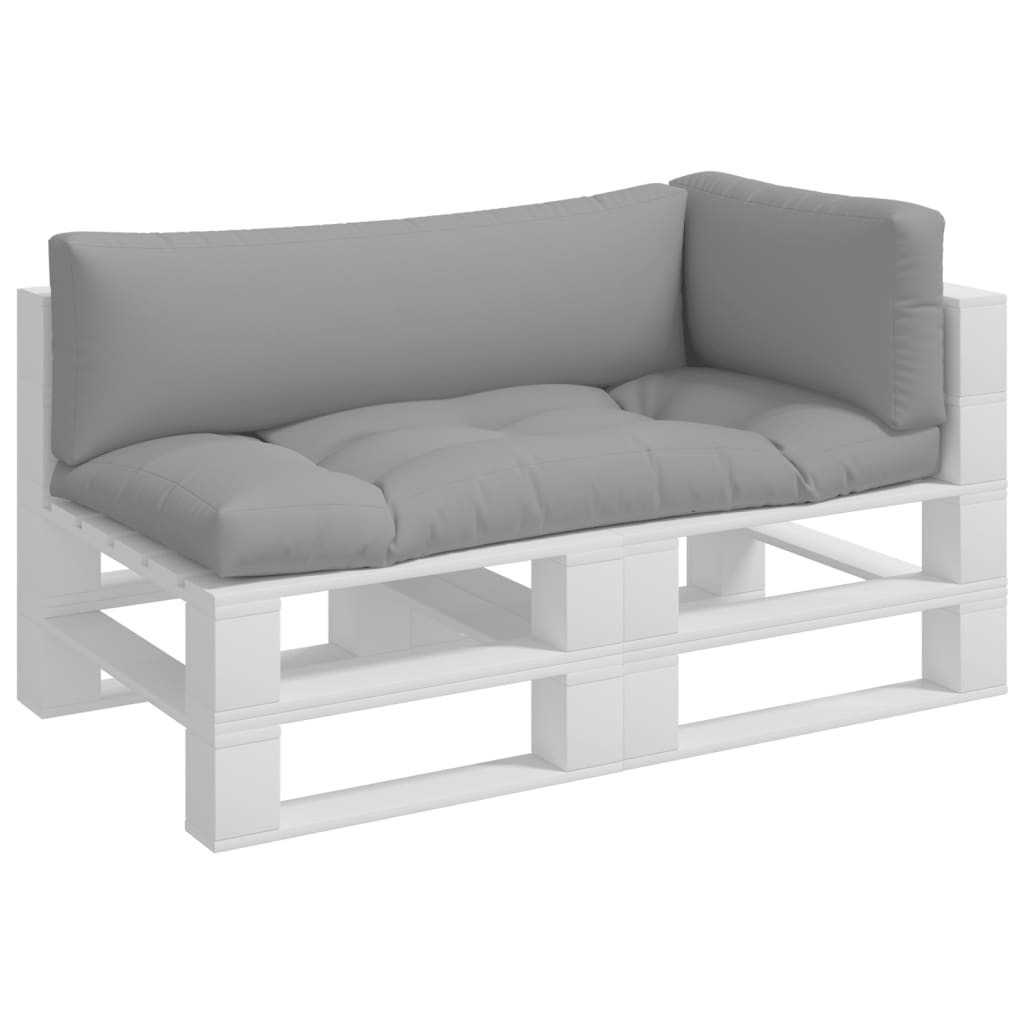Palletkussens 3 st stof grijs is nu te koop bij PeponiXL, paradijselijk wonen!