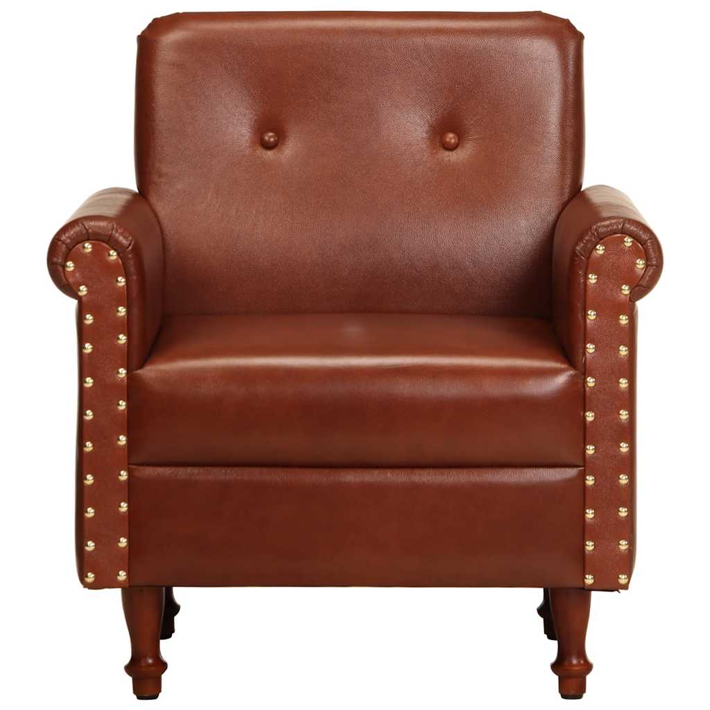 Kuipstoel echt leer bruin is nu te koop bij PeponiXL, paradijselijk wonen!