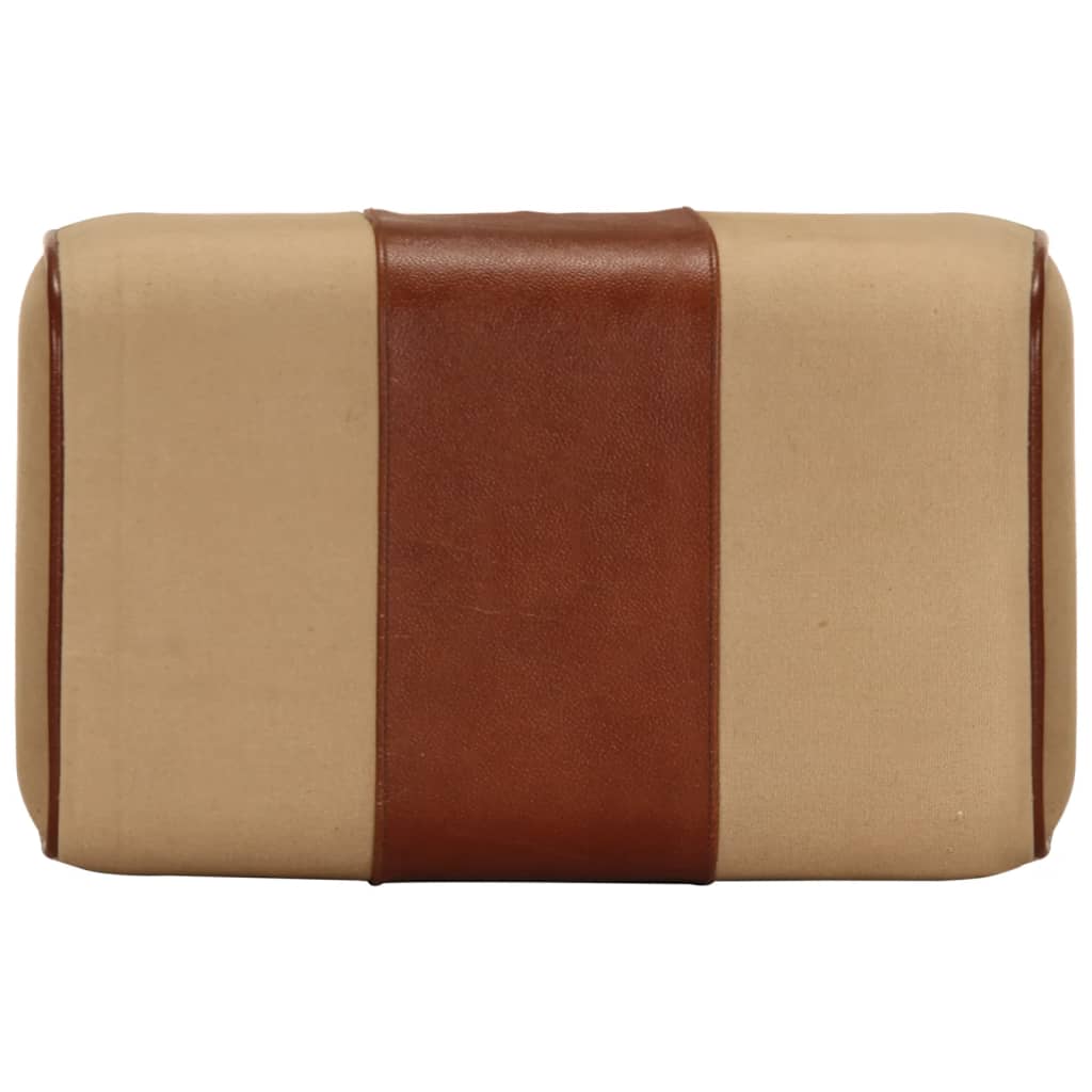 Bankje turnbok 38 cm echt leer en massief mangohout bruin is nu te koop bij PeponiXL, paradijselijk wonen!