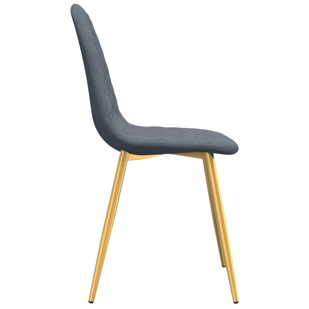 Eetkamerstoelen 4 st fluweel donkergrijs is nu te koop bij PeponiXL, paradijselijk wonen!