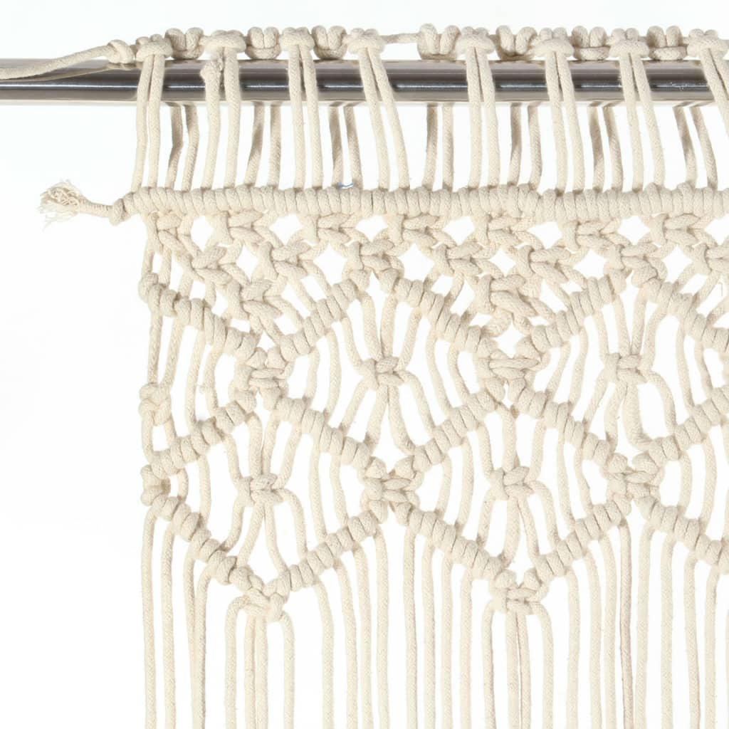 Gordijn macramé 140x240 cm katoen is nu te koop bij PeponiXL, paradijselijk wonen!