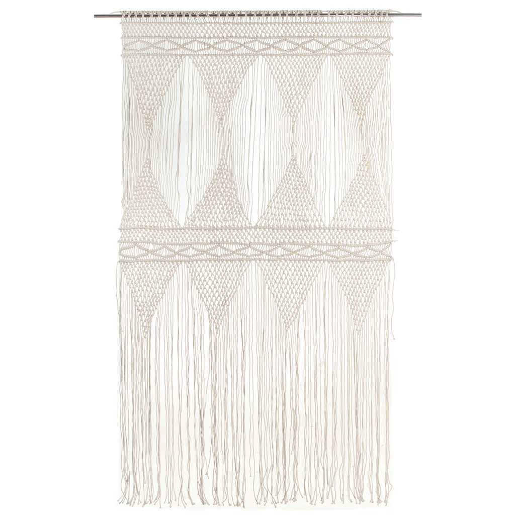 Gordijn macramé 140x240 cm katoen is nu te koop bij PeponiXL, paradijselijk wonen!