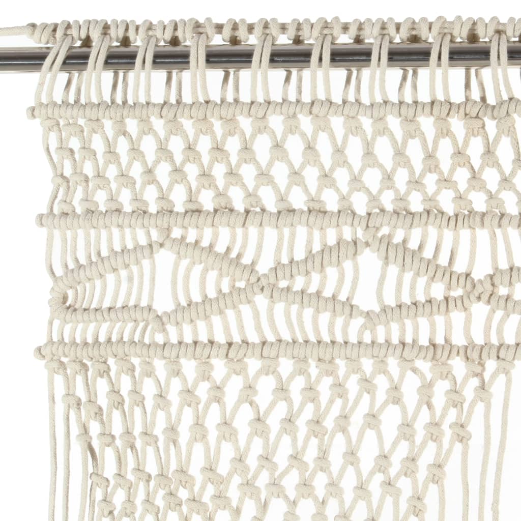 Gordijn macramé 140x240 cm katoen is nu te koop bij PeponiXL, paradijselijk wonen!