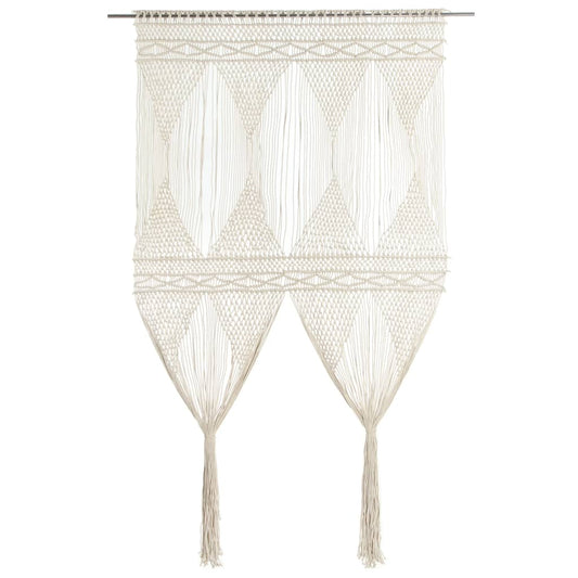 Gordijn macramé 140x240 cm katoen is nu te koop bij PeponiXL, paradijselijk wonen!